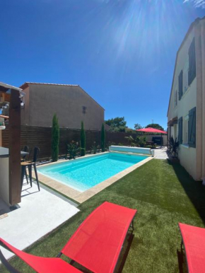 Jolie Villa climatisée piscine parking Perpignan